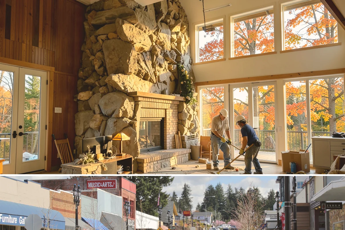 Stair Remodeling in Bothell, King County, WA - Stair remodels are indoor projects suited to any season and popular before holiday guests arrive.
