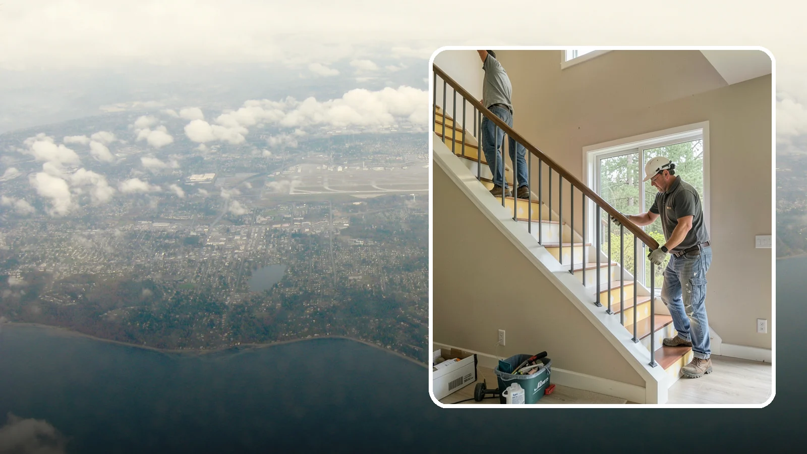 Stair Remodeling in Burien, King County, WA - Staircase makeovers that update treads, risers, and railings for a fresh look.