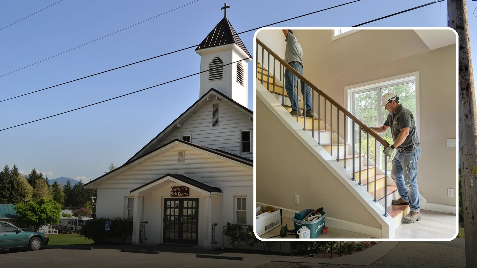 Stair Remodeling in Concrete, Skagit County, WA - Staircase makeovers that update treads, risers, and railings for a fresh look.