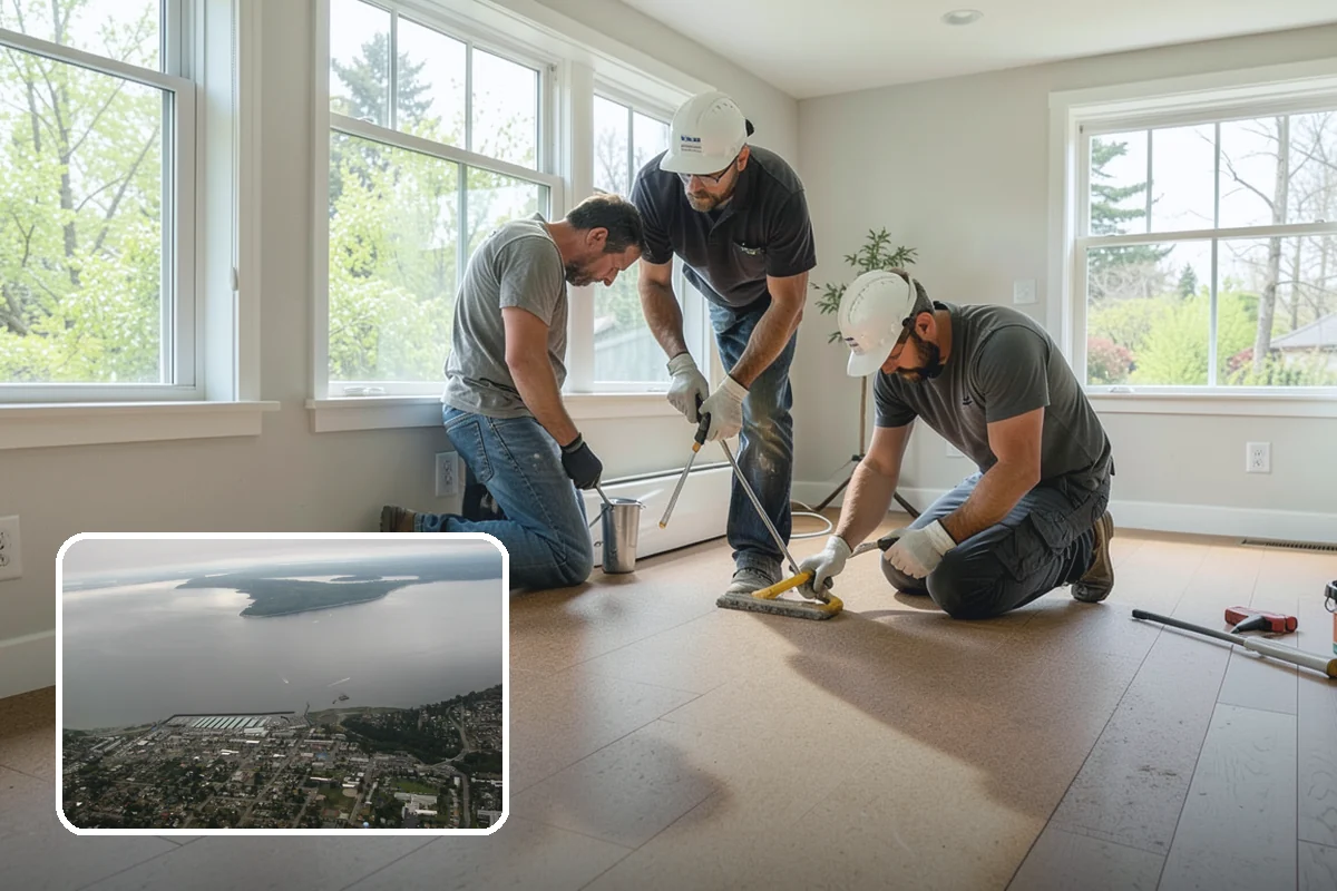 Stair Remodeling in Des Moines, King County, WA - Major visual upgrade using existing framing