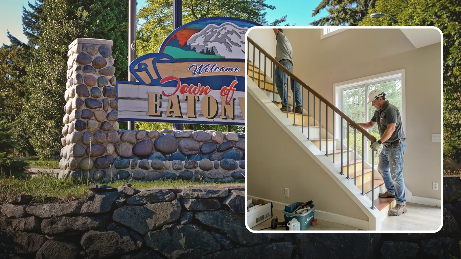 Stair Remodeling in Eatonville, Pierce County, WA - Staircase makeovers that update treads, risers, and railings for a fresh look.