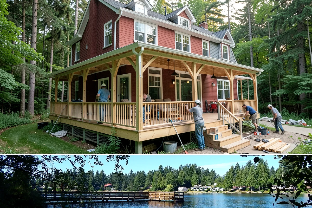 Stair Remodeling in Federal Way, King County, WA - Stair remodels are indoor projects suited to any season and popular before holiday guests arrive.