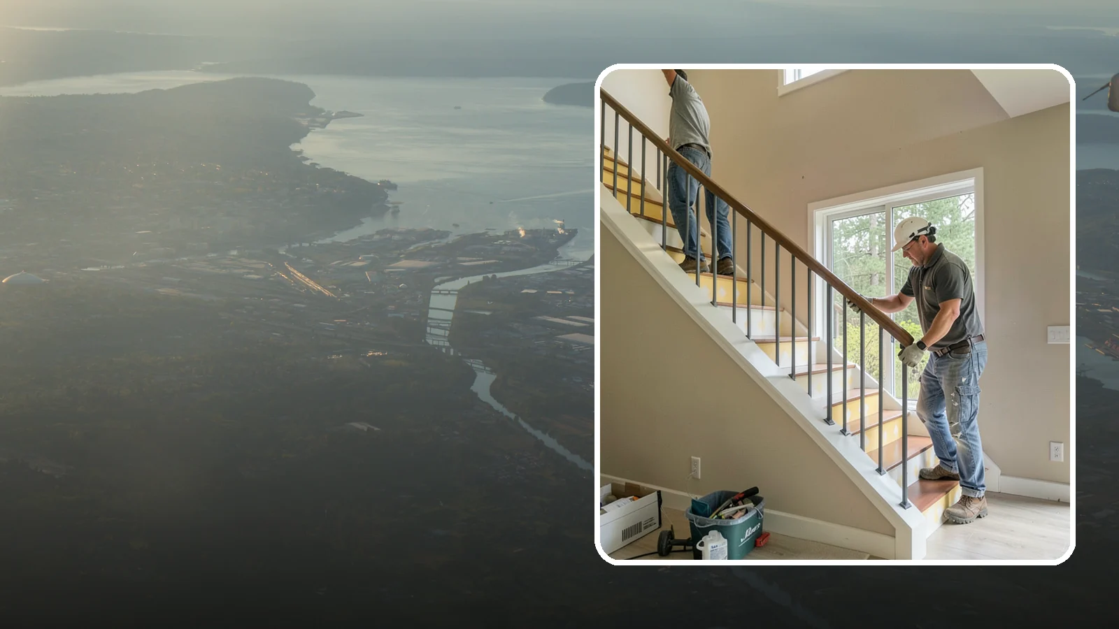 Stair Remodeling in Fife, Pierce County, WA - Staircase makeovers that update treads, risers, and railings for a fresh look.