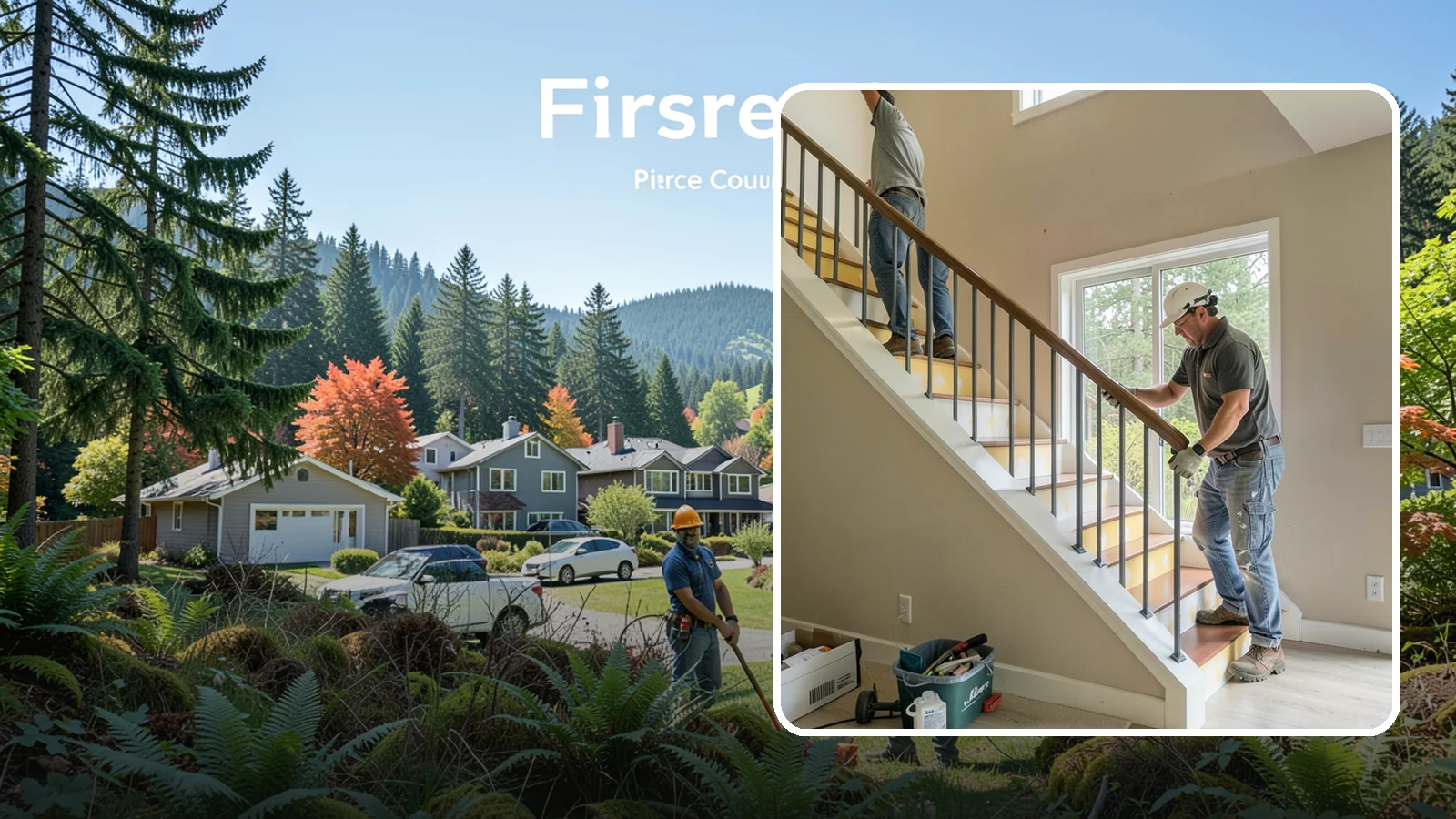 Stair Remodeling in Fircrest, Pierce County, WA - Staircase makeovers that update treads, risers, and railings for a fresh look.