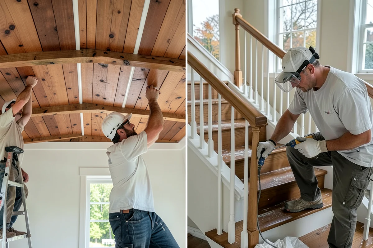 Stair Remodeling in Kenmore, King County, WA - Assess the existing stair structure and condition