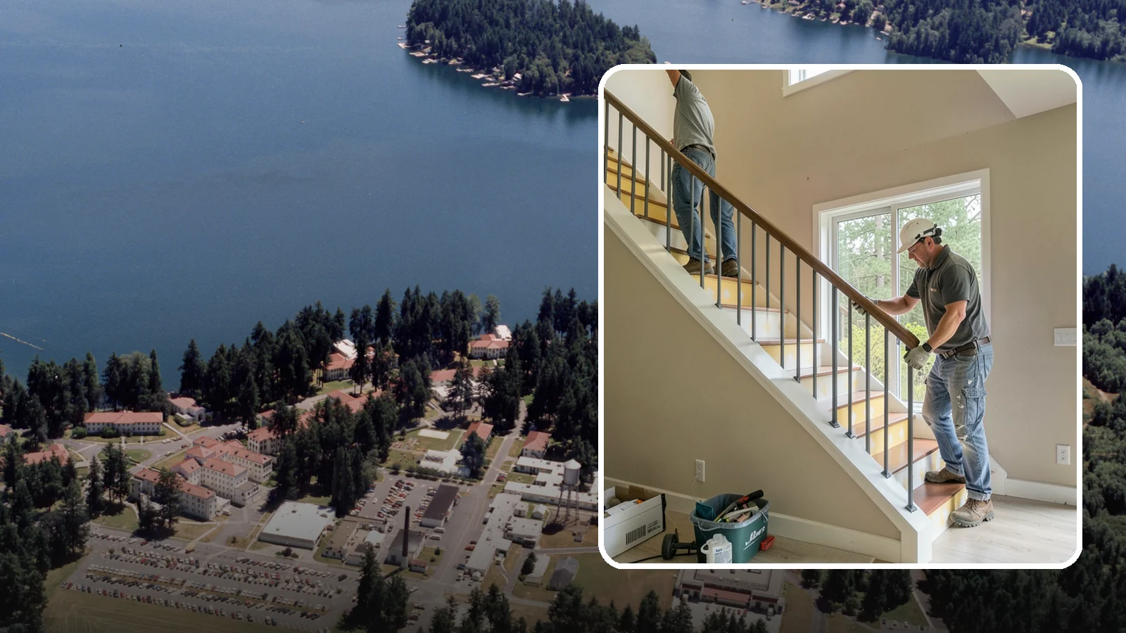 Stair Remodeling in Lakewood, Pierce County, WA - Staircase makeovers that update treads, risers, and railings for a fresh look.