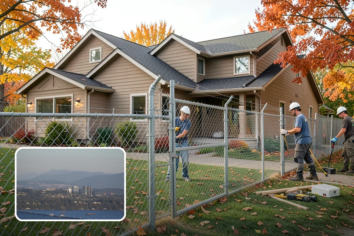 Stair Remodeling in Medina, King County, WA - Major visual upgrade using existing framing