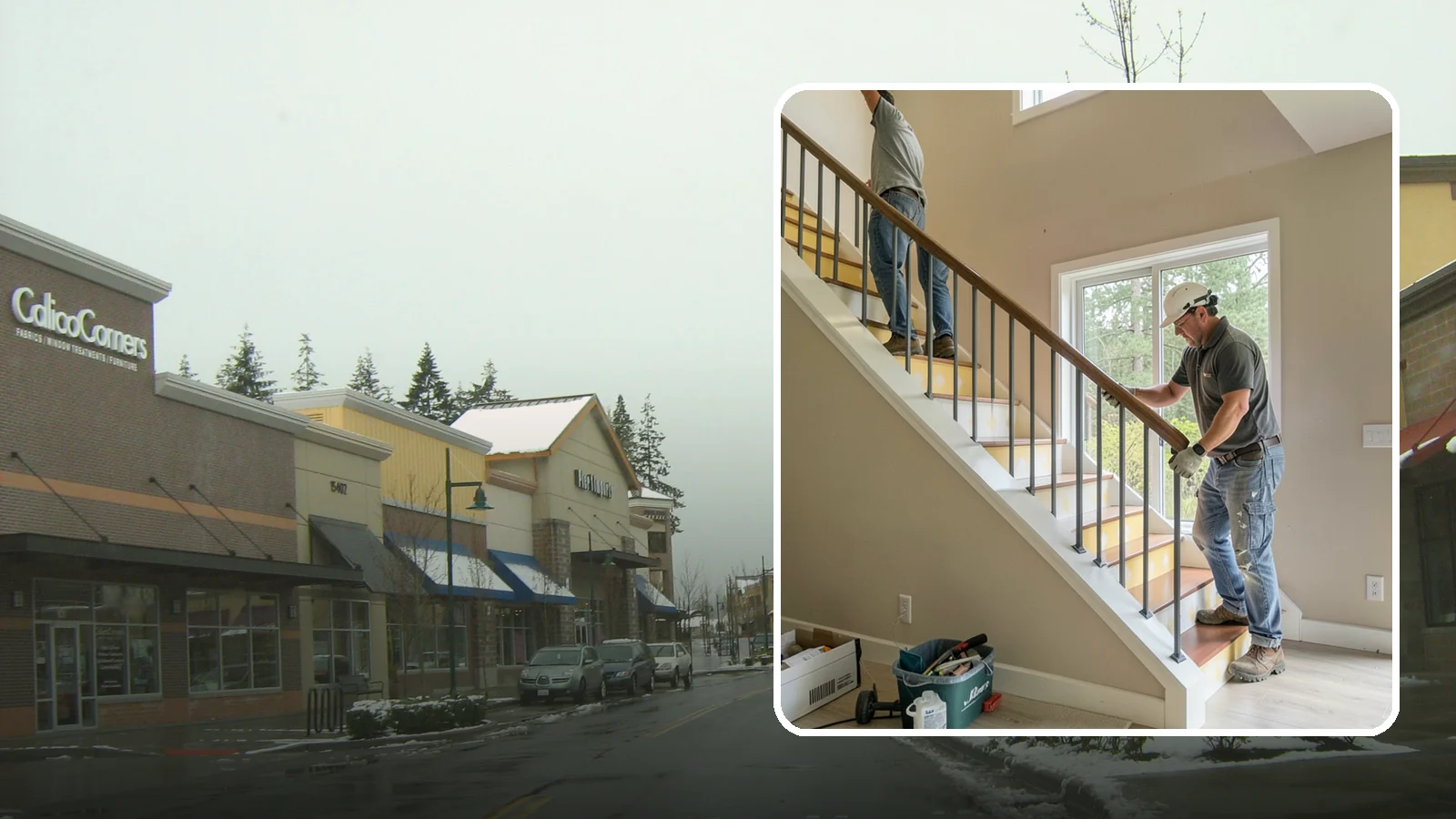 Stair Remodeling in Mill Creek, Snohomish County, WA - Staircase makeovers that update treads, risers, and railings for a fresh look.