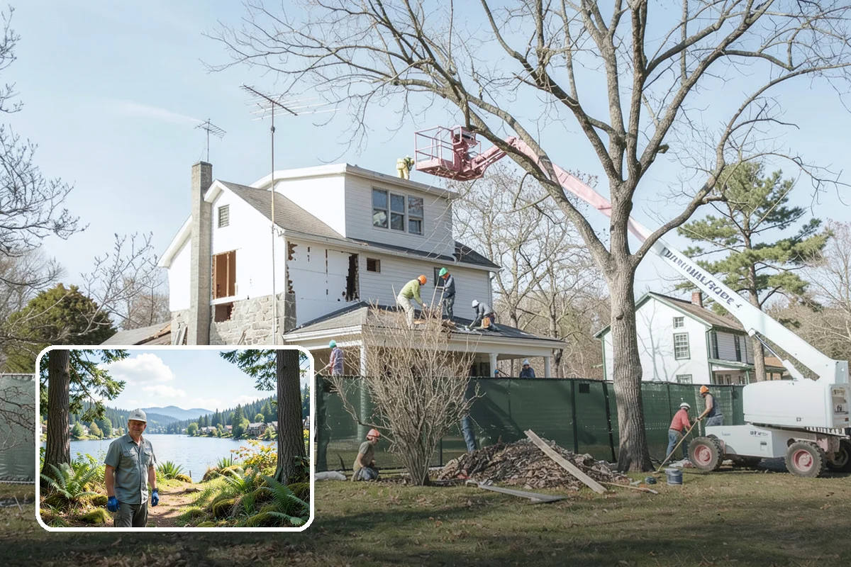 Stair Remodeling in Milton, King County, WA - Major visual upgrade using existing framing