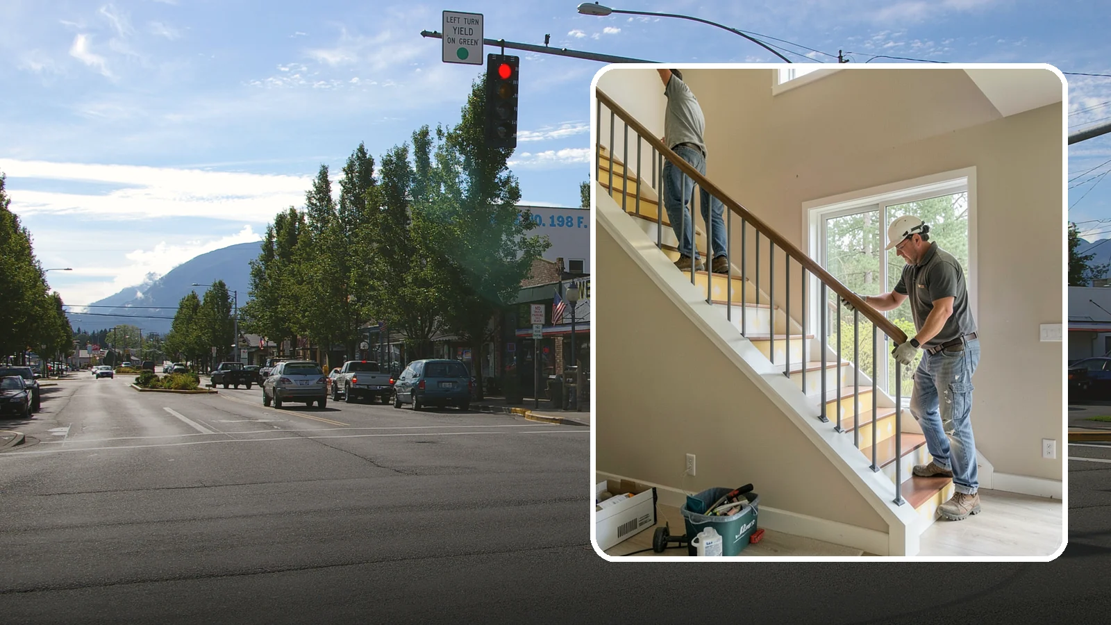 Stair Remodeling in North Bend, King County, WA - Staircase makeovers that update treads, risers, and railings for a fresh look.