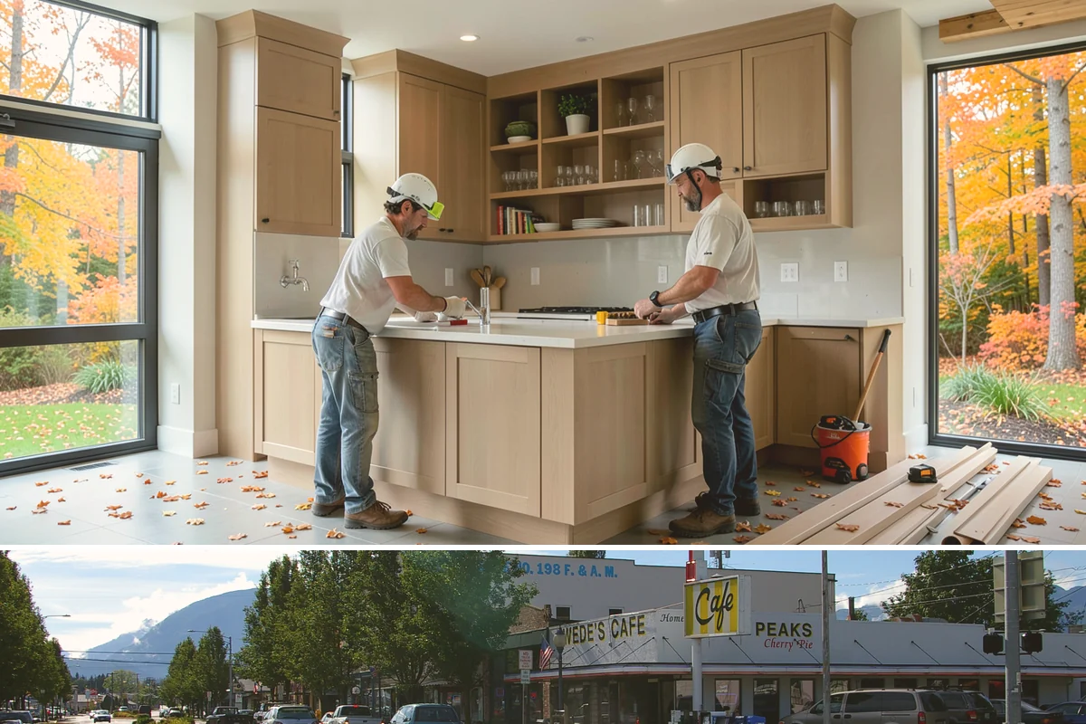 Stair Remodeling in North Bend, King County, WA - Stair remodels are indoor projects suited to any season and popular before holiday guests arrive.