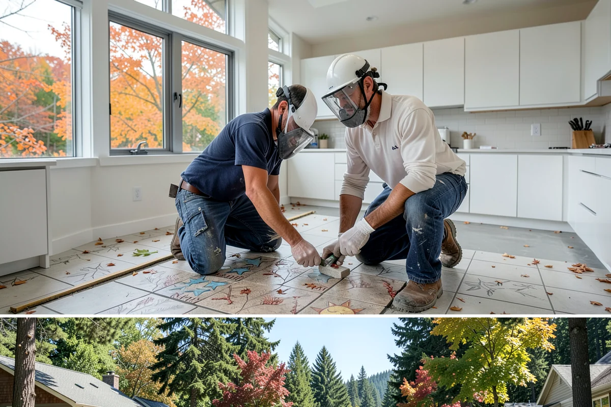 Stair Remodeling in Orting, Pierce County, WA - Stair remodels are indoor projects suited to any season and popular before holiday guests arrive.