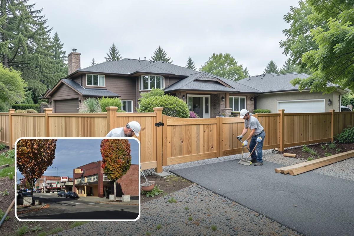 Stair Remodeling in Puyallup, Pierce County, WA - Major visual upgrade using existing framing