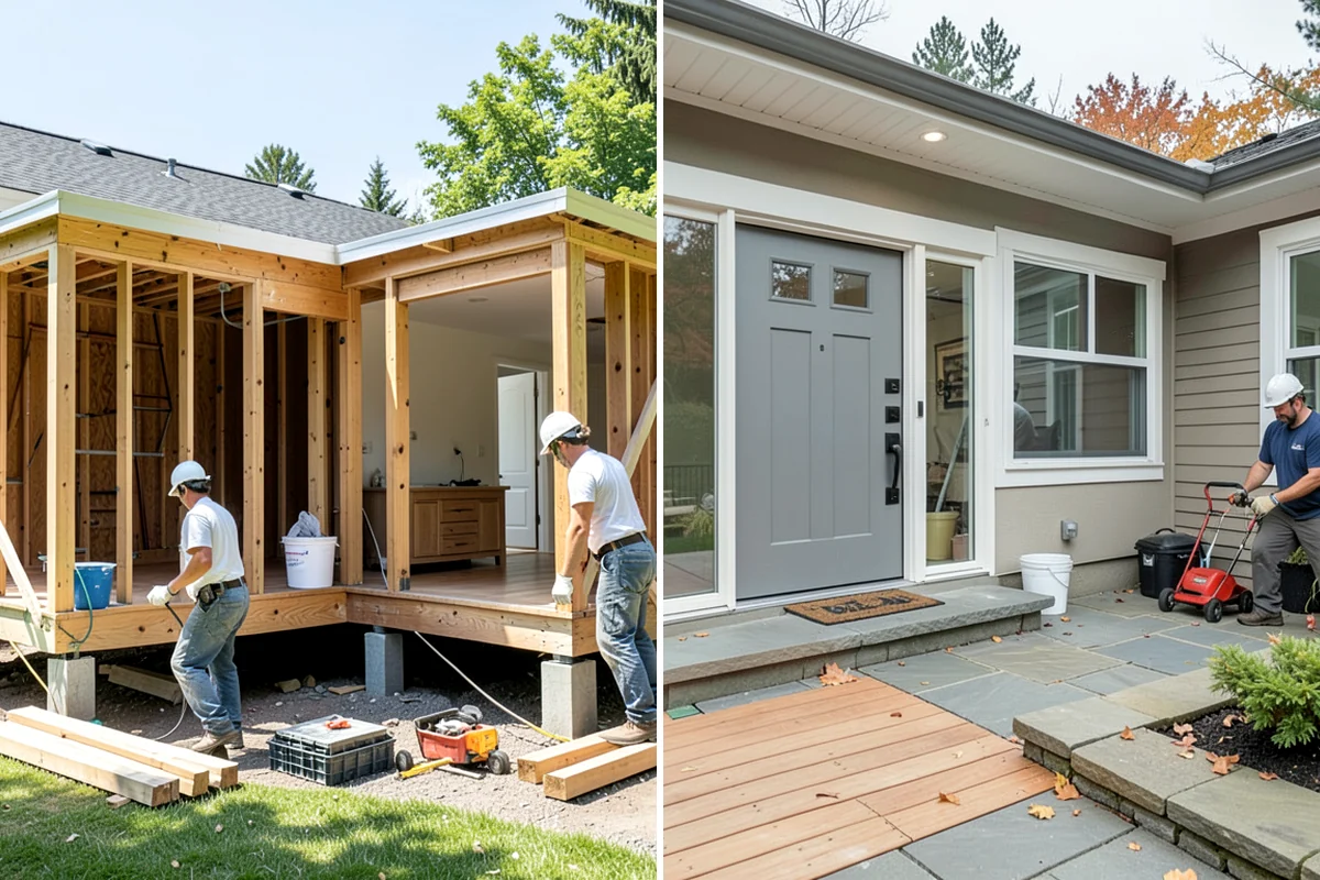Stair Remodeling in Puyallup, Pierce County, WA - Assess the existing stair structure and condition