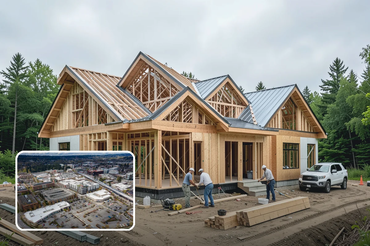 Stair Remodeling in Redmond, King County, WA - Major visual upgrade using existing framing