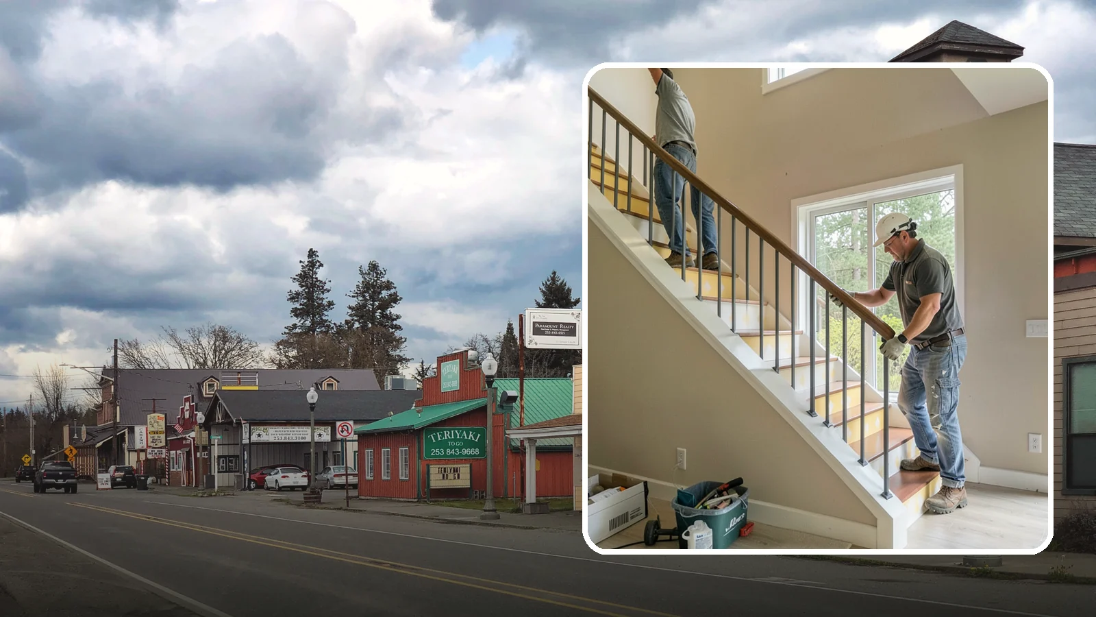 Stair Remodeling in Roy, Pierce County, WA - Staircase makeovers that update treads, risers, and railings for a fresh look.