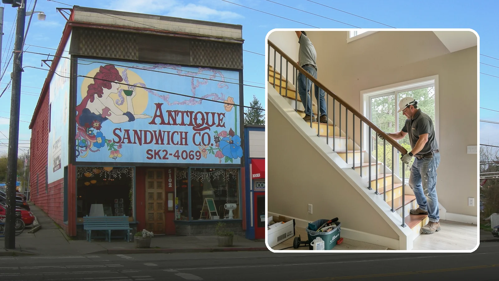 Stair Remodeling in Ruston, Pierce County, WA - Staircase makeovers that update treads, risers, and railings for a fresh look.