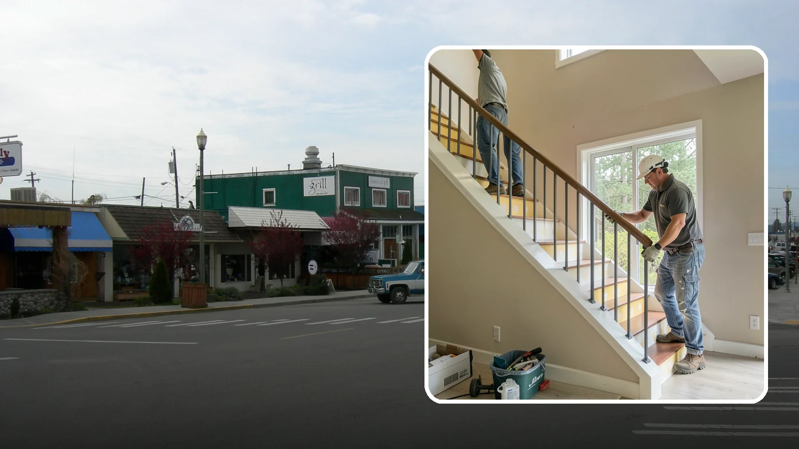 Stair Remodeling in Stanwood, Snohomish County, WA - Staircase makeovers that update treads, risers, and railings for a fresh look.