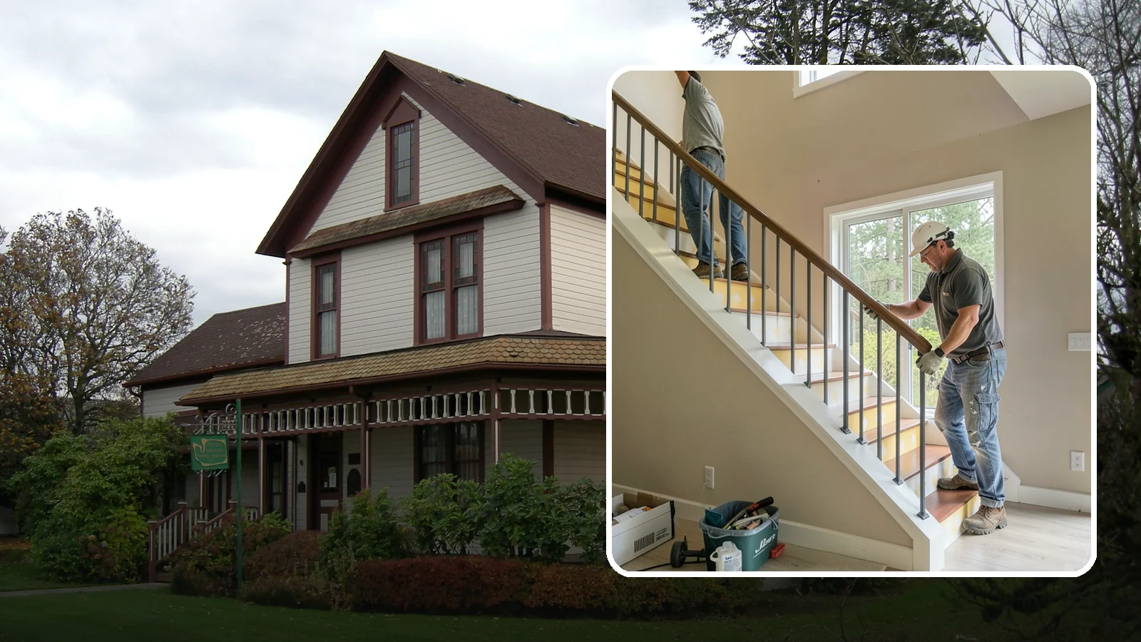 Stair Remodeling in Sumner, Pierce County, WA - Staircase makeovers that update treads, risers, and railings for a fresh look.