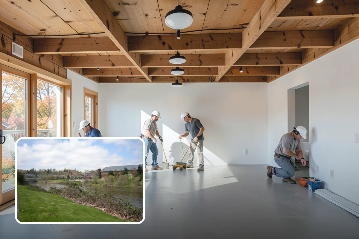 Stair Remodeling in Tukwila, King County, WA - Major visual upgrade using existing framing