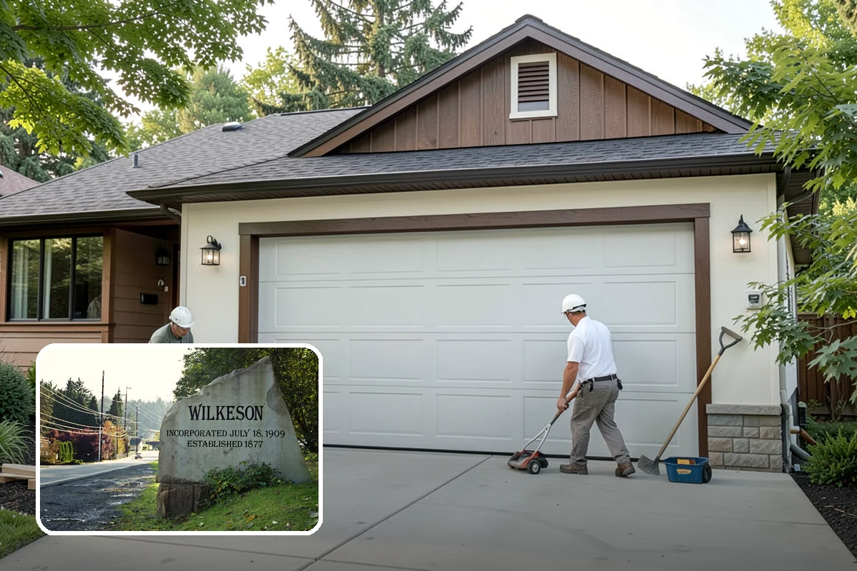 Stair Remodeling in Wilkeson, Pierce County, WA - Major visual upgrade using existing framing