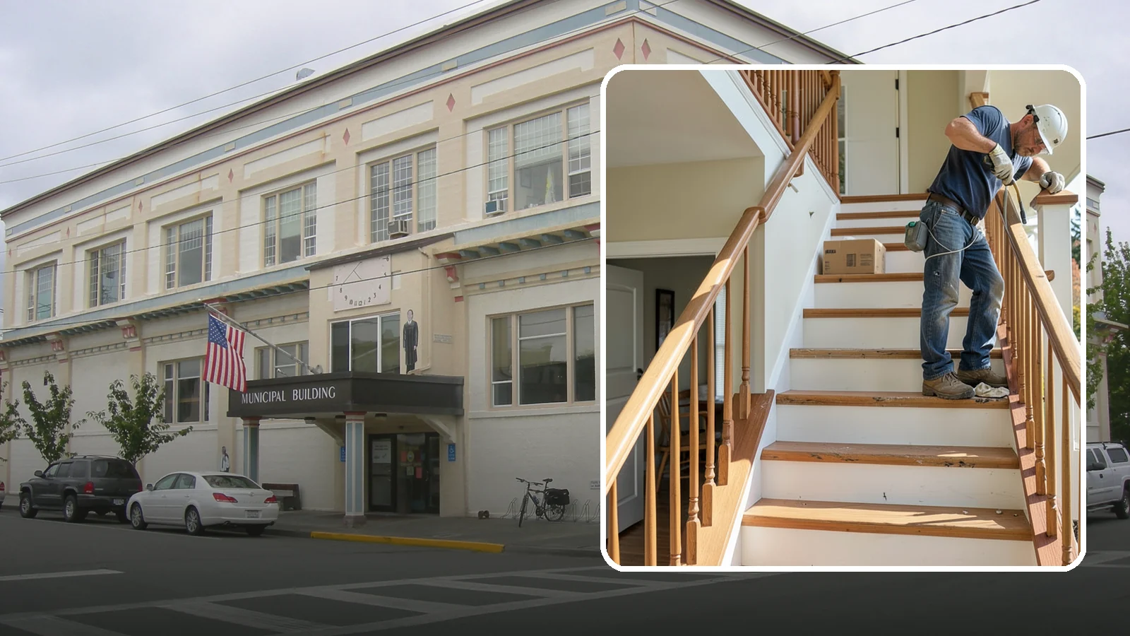 Stair Tread Replacement in Anacortes, Skagit County, WA - Worn or squeaky treads swapped for solid new ones that look and feel better underfoot.