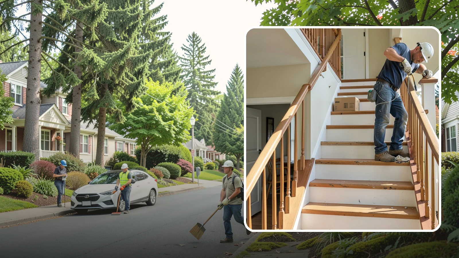 Stair Tread Replacement in Beaux Arts Village, King County, WA - Worn or squeaky treads swapped for solid new ones that look and feel better underfoot.