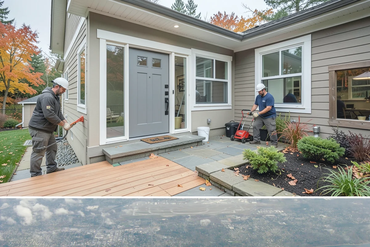 Stair Tread Replacement in Burien, King County, WA - Tread replacement is interior work that can be completed in any season.