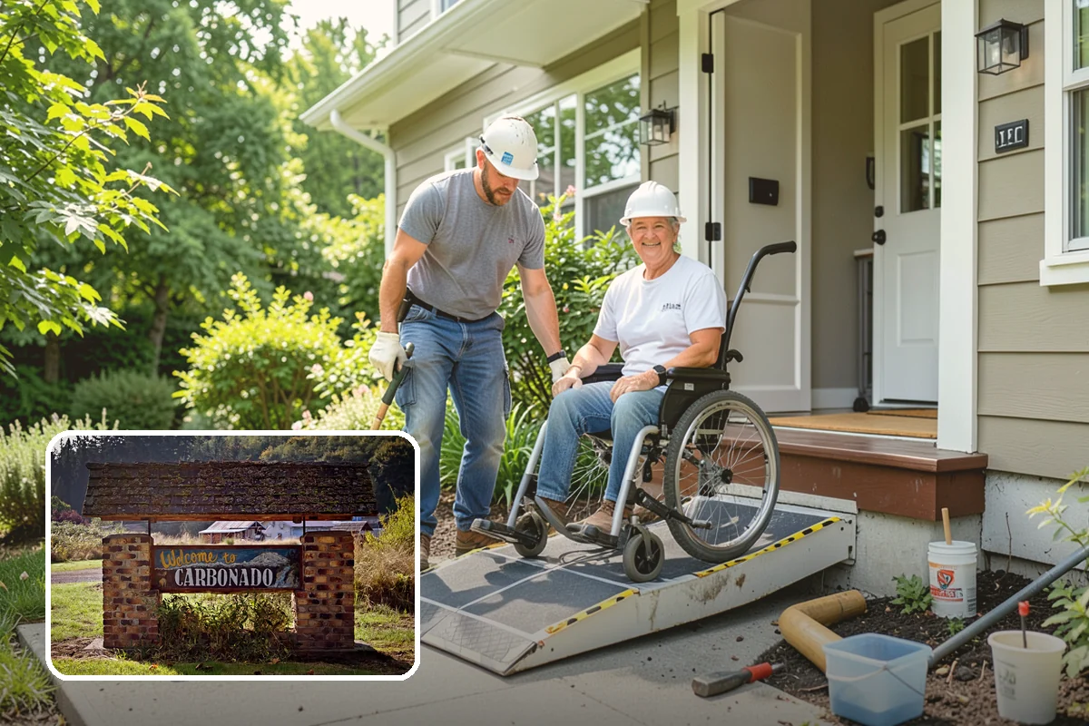 Stair Tread Replacement in Carbonado, Pierce County, WA - Eliminates squeaks and movement