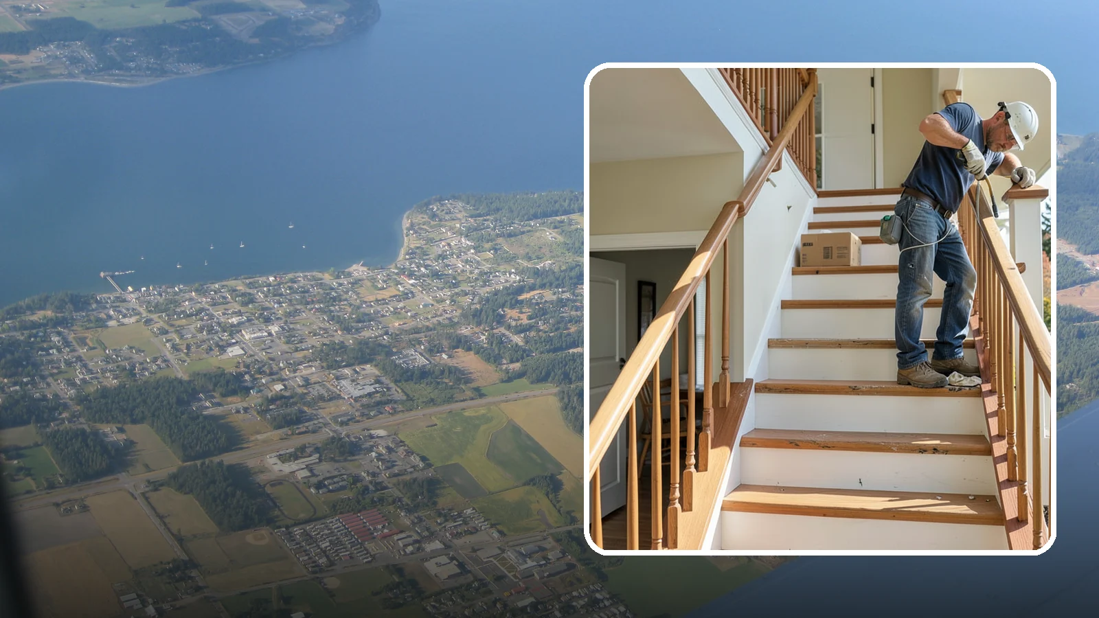 Stair Tread Replacement in Coupeville, Island County, WA - Worn or squeaky treads swapped for solid new ones that look and feel better underfoot.