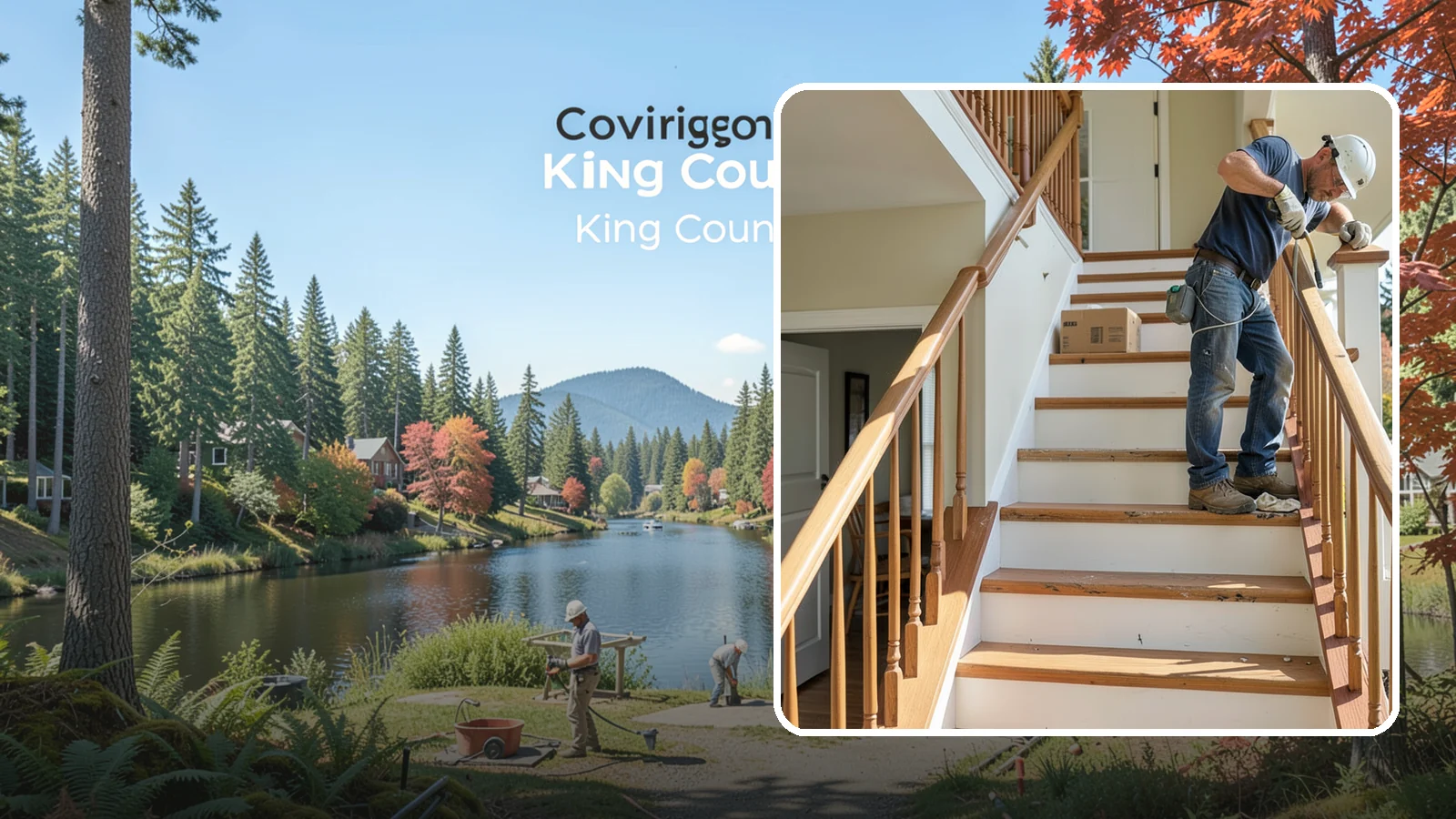 Stair Tread Replacement in Covington, King County, WA - Worn or squeaky treads swapped for solid new ones that look and feel better underfoot.