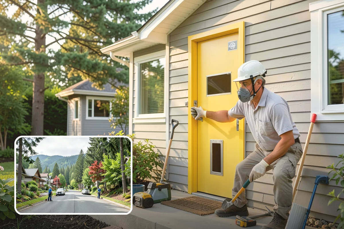 Stair Tread Replacement in Darrington, Snohomish County, WA - Eliminates squeaks and movement