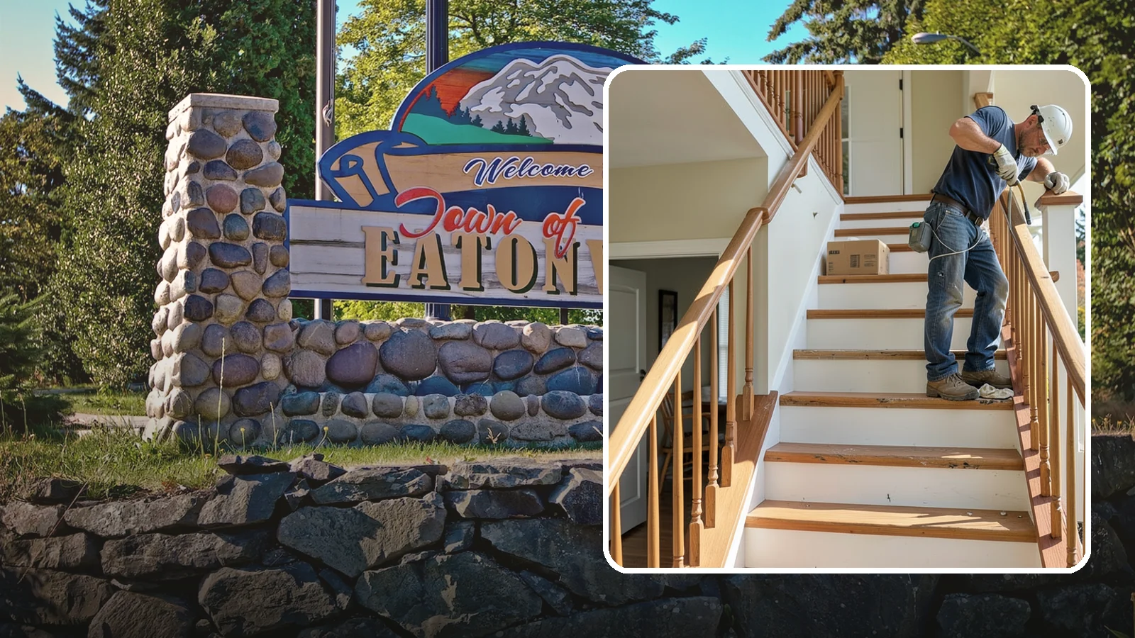 Stair Tread Replacement in Eatonville, Pierce County, WA - Worn or squeaky treads swapped for solid new ones that look and feel better underfoot.