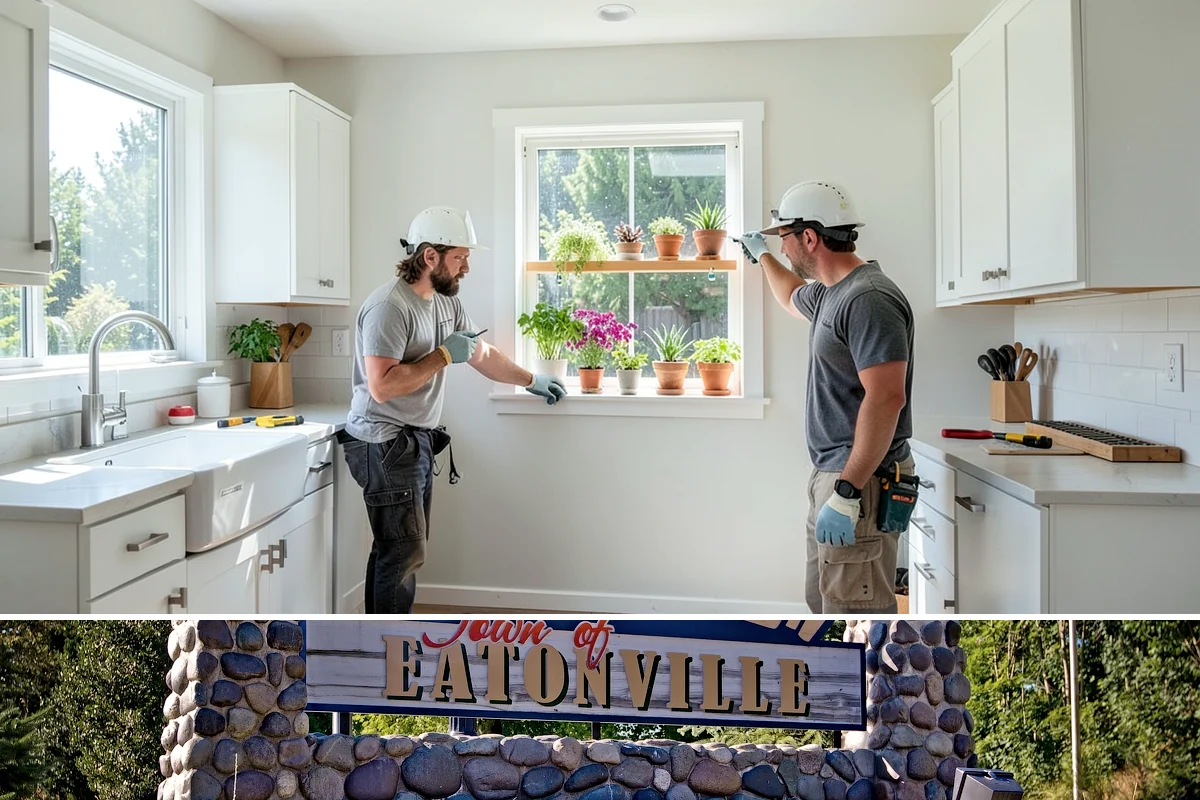Stair Tread Replacement in Eatonville, Pierce County, WA - Tread replacement is interior work that can be completed in any season.