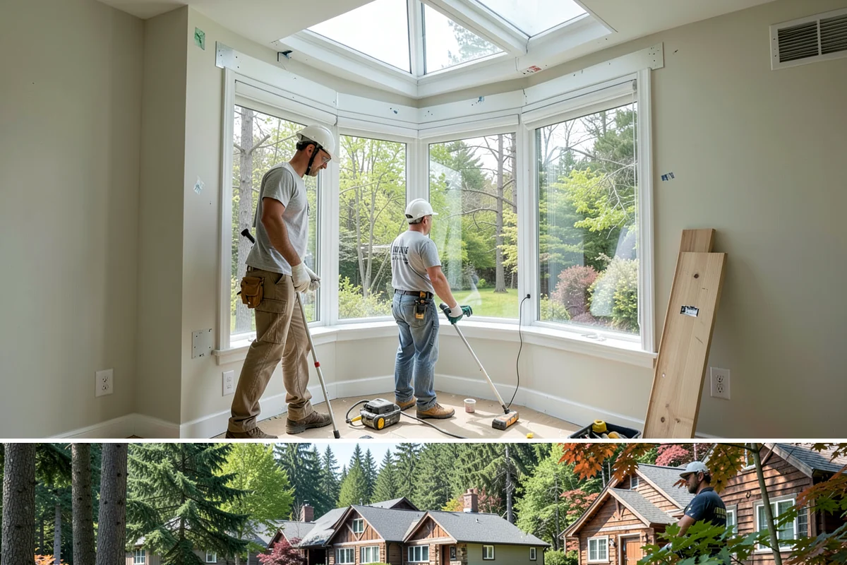 Stair Tread Replacement in Edgewood, Pierce County, WA - Tread replacement is interior work that can be completed in any season.