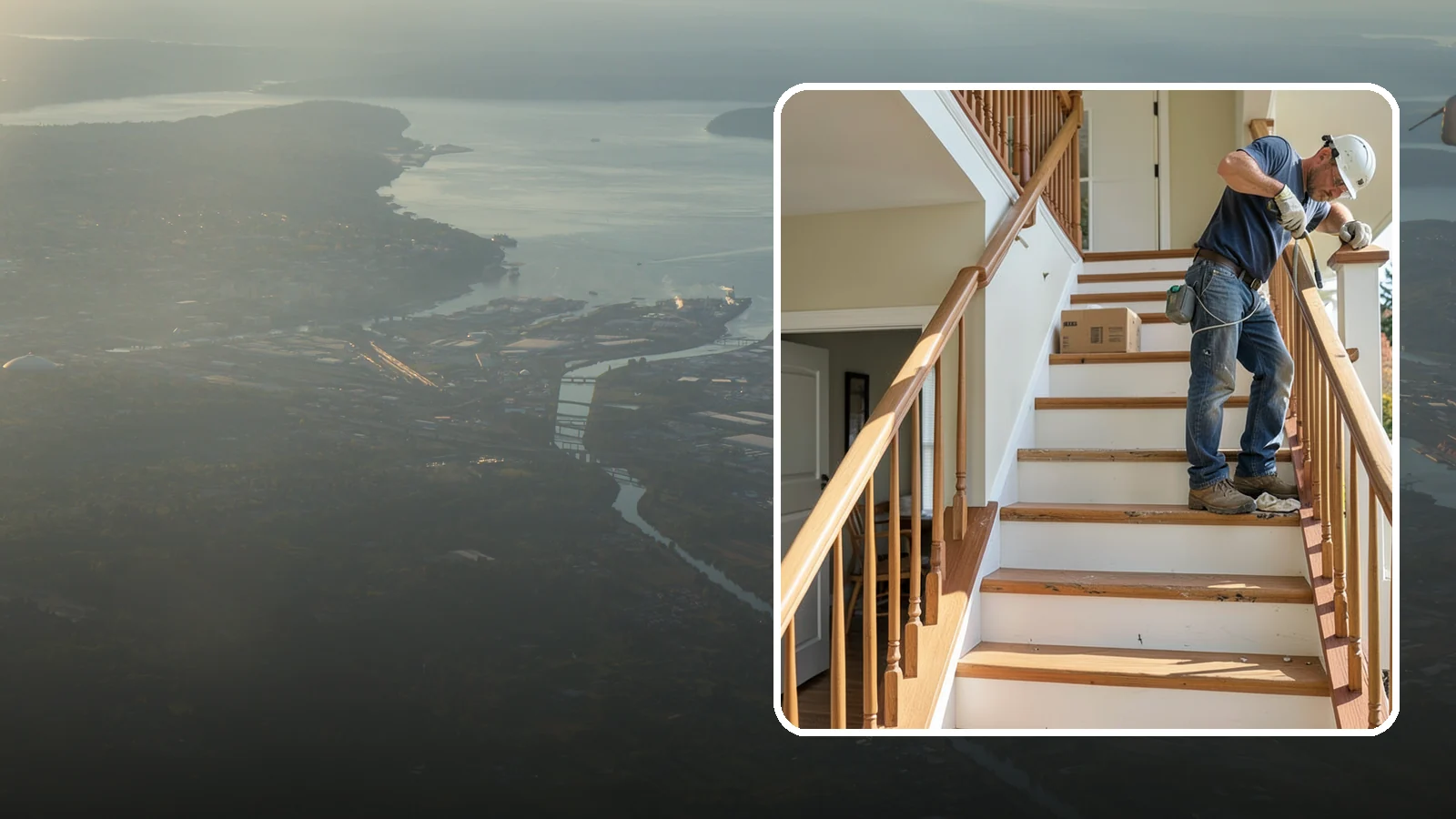Stair Tread Replacement in Fife, Pierce County, WA - Worn or squeaky treads swapped for solid new ones that look and feel better underfoot.
