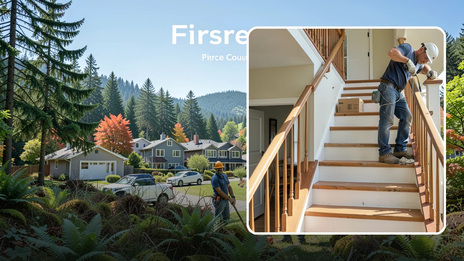 Stair Tread Replacement in Fircrest, Pierce County, WA - Worn or squeaky treads swapped for solid new ones that look and feel better underfoot.