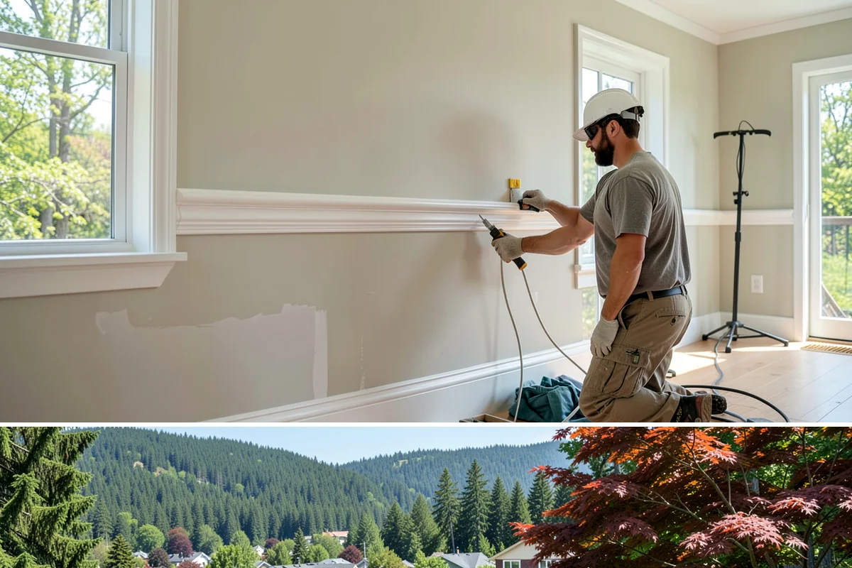Stair Tread Replacement in Index, Snohomish County, WA - Tread replacement is interior work that can be completed in any season.