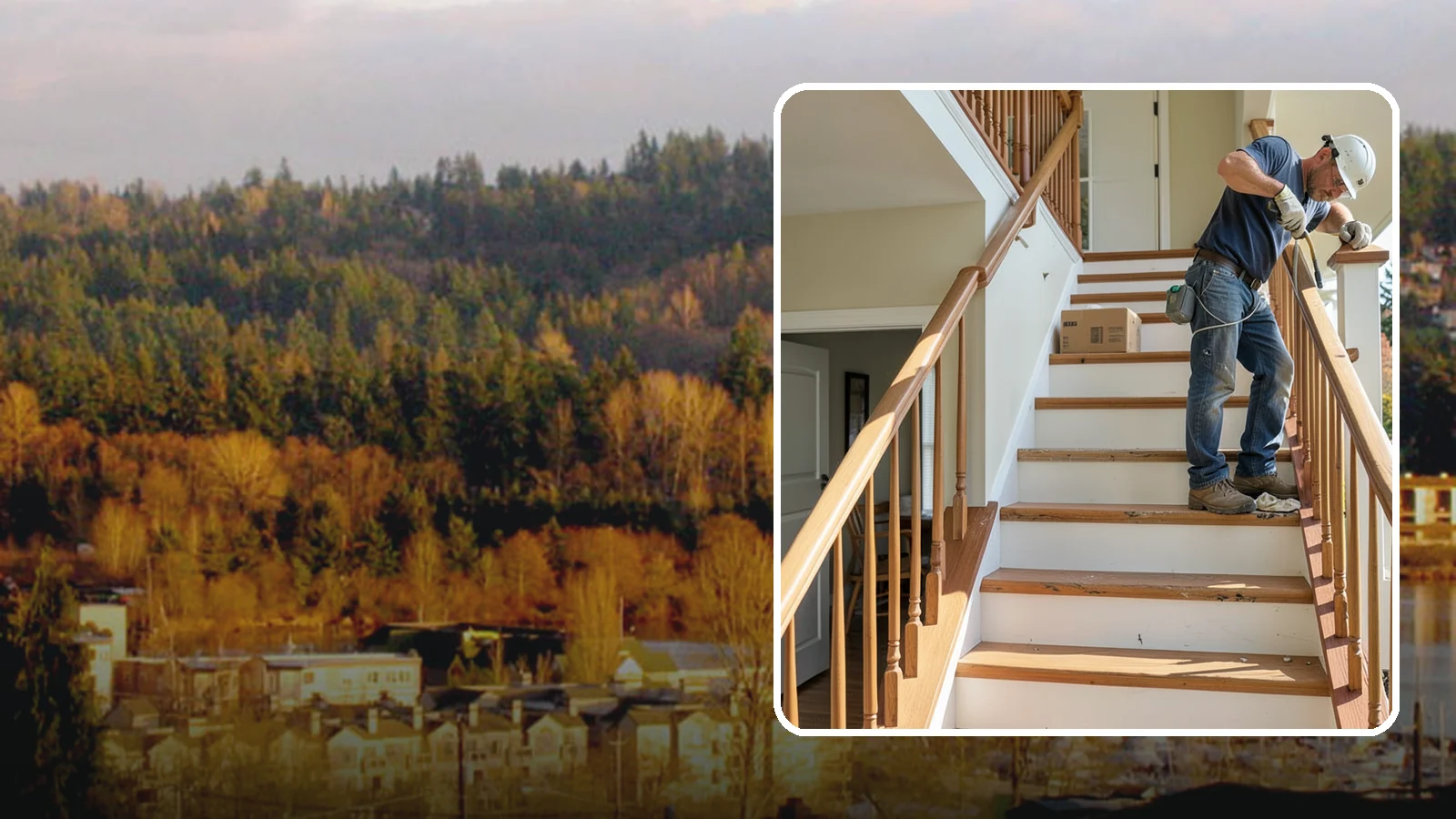 Stair Tread Replacement in Kenmore, King County, WA - Worn or squeaky treads swapped for solid new ones that look and feel better underfoot.