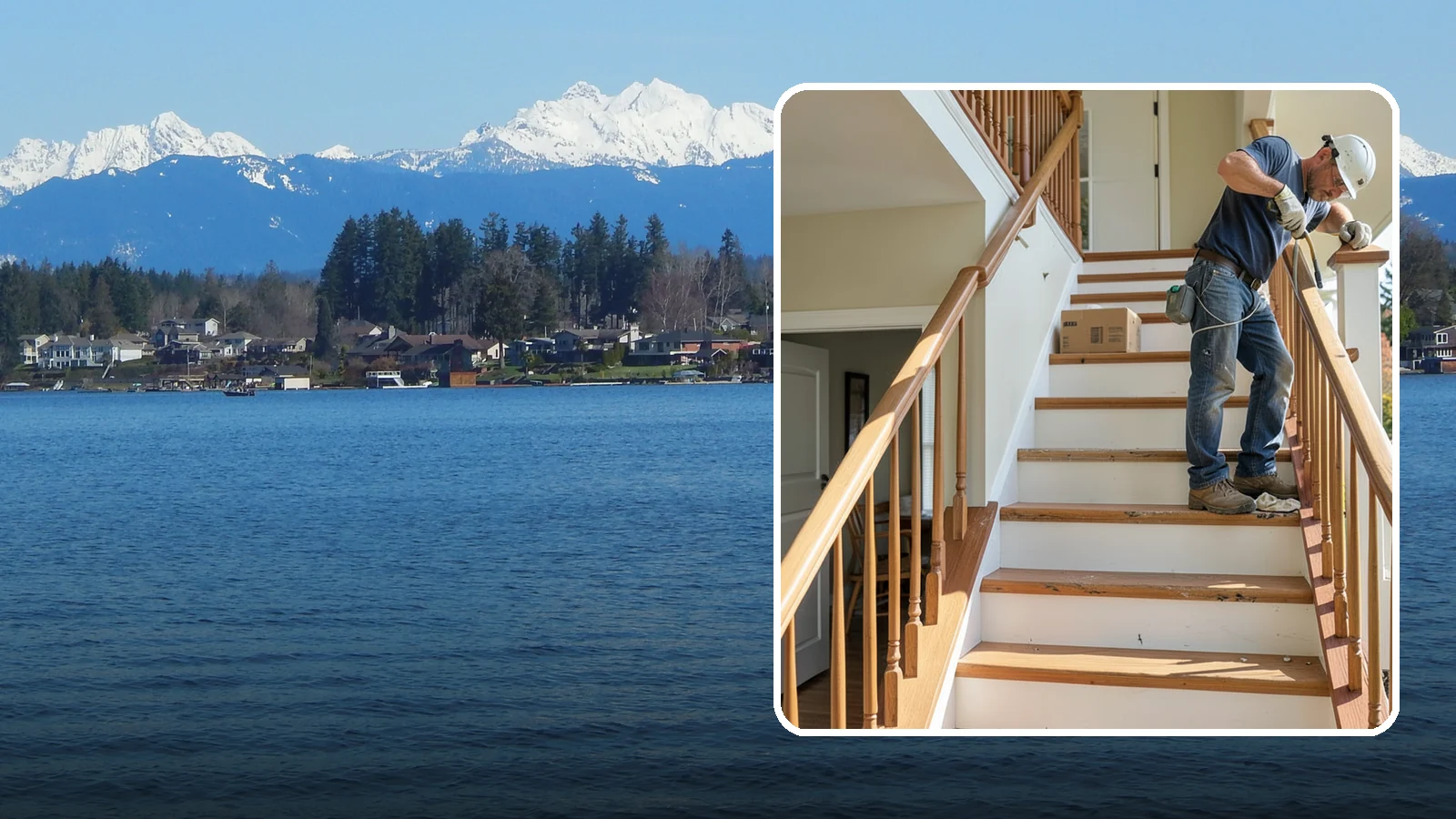 Stair Tread Replacement in Lake Stevens, Snohomish County, WA - Worn or squeaky treads swapped for solid new ones that look and feel better underfoot.