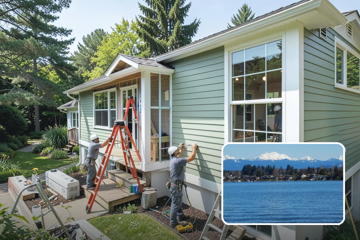 Stair Tread Replacement in Lake Stevens, Snohomish County, WA - Eliminates squeaks and movement