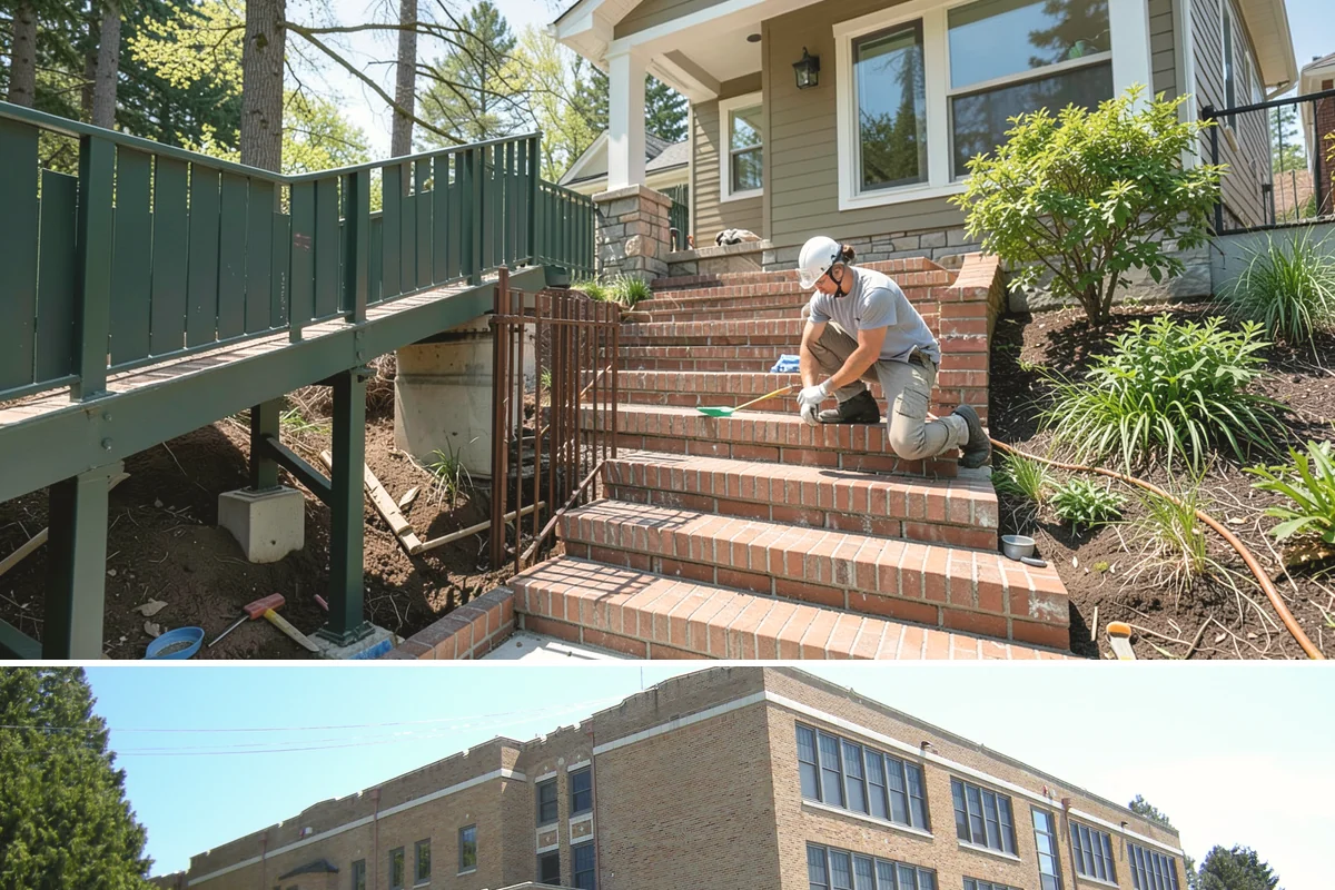Stair Tread Replacement in Maple Valley, King County, WA - Tread replacement is interior work that can be completed in any season.