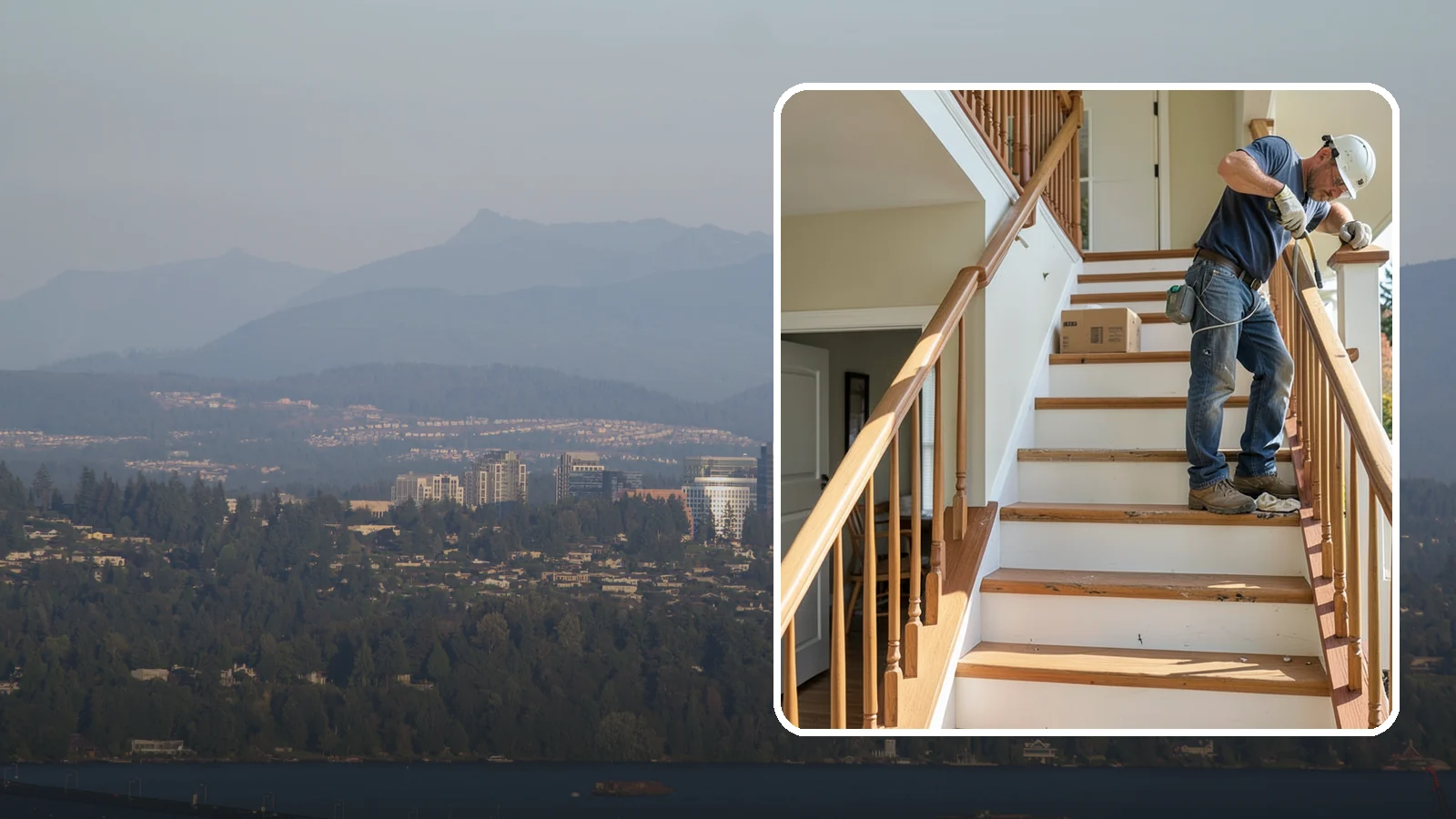 Stair Tread Replacement in Medina, King County, WA - Worn or squeaky treads swapped for solid new ones that look and feel better underfoot.