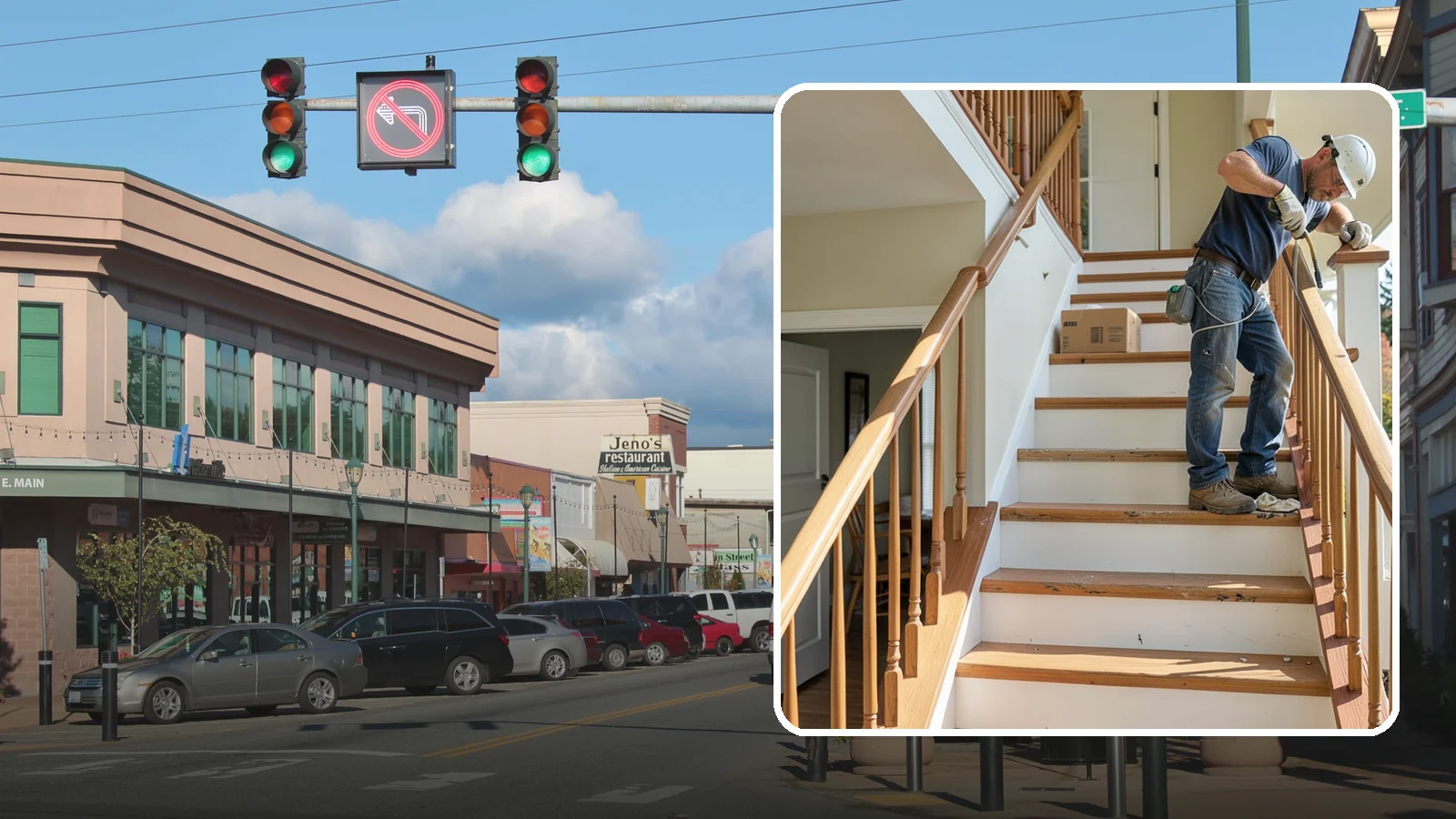 Stair Tread Replacement in Monroe, Snohomish County, WA - Worn or squeaky treads swapped for solid new ones that look and feel better underfoot.