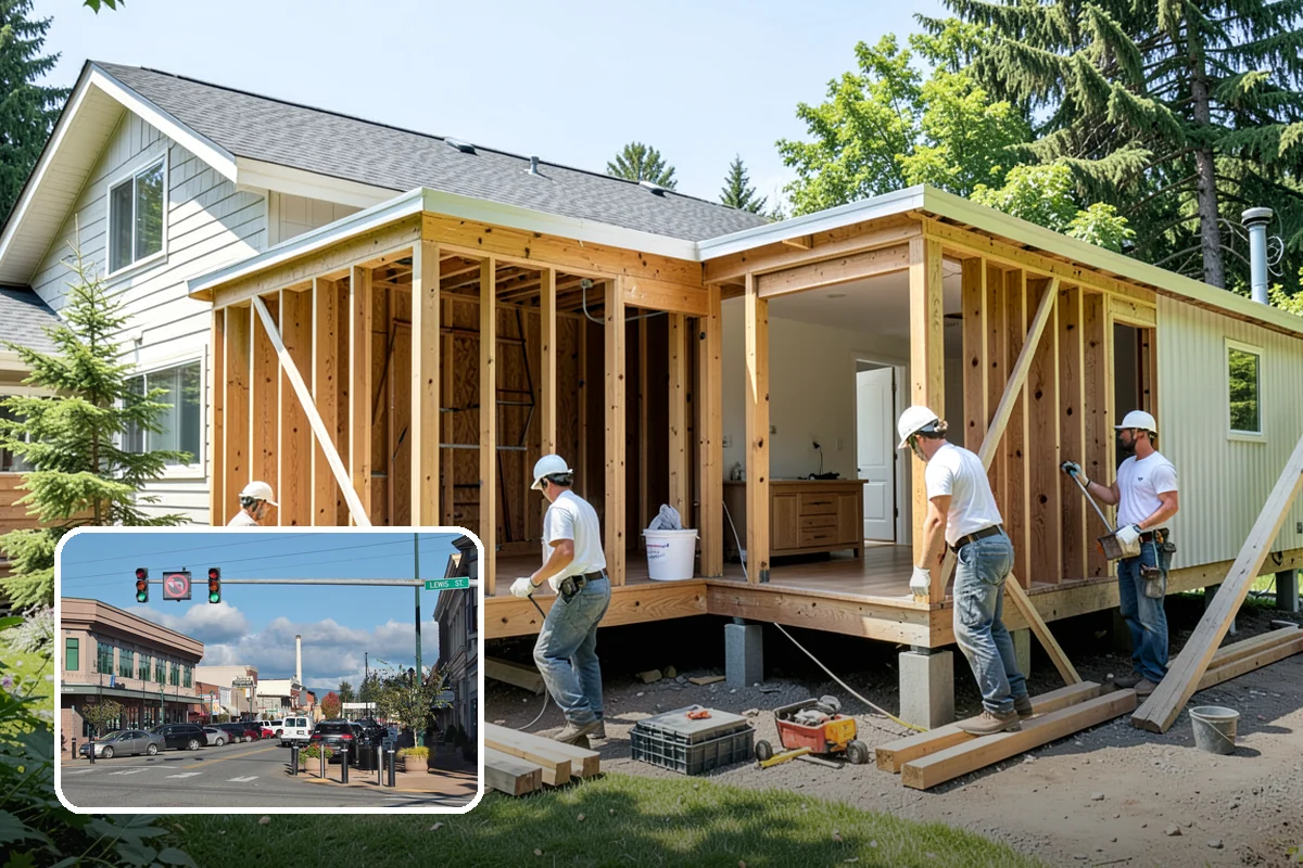 Stair Tread Replacement in Monroe, Snohomish County, WA - Eliminates squeaks and movement