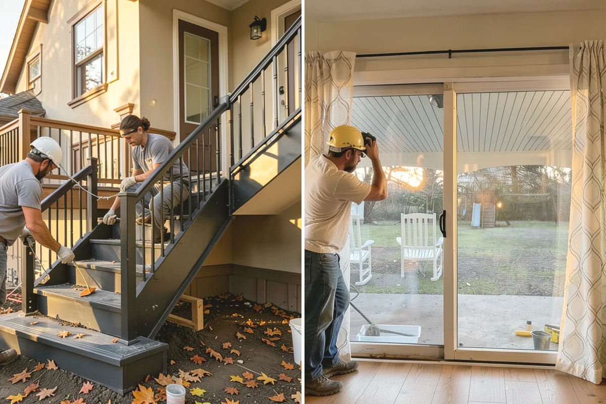 Stair Tread Replacement in Monroe, Snohomish County, WA - Remove the existing treads carefully