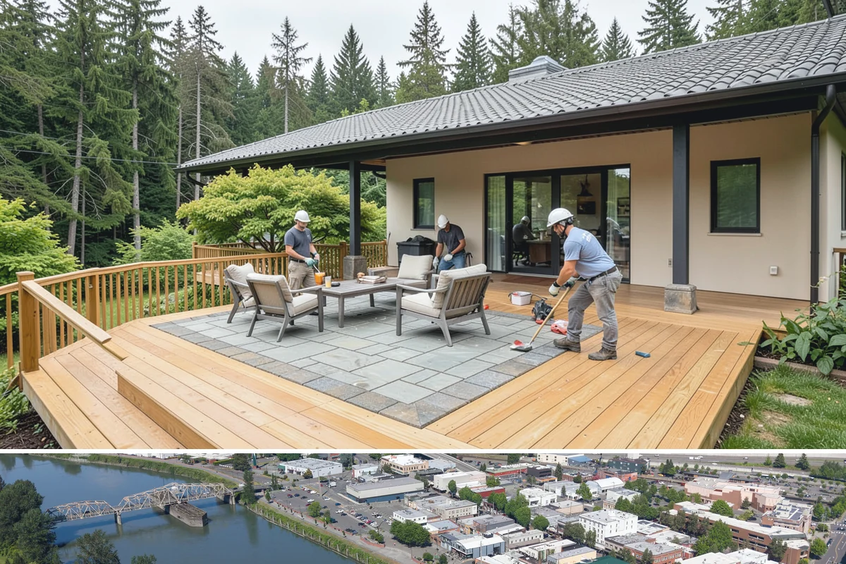 Stair Tread Replacement in Mount Vernon, Skagit County, WA - Tread replacement is interior work that can be completed in any season.