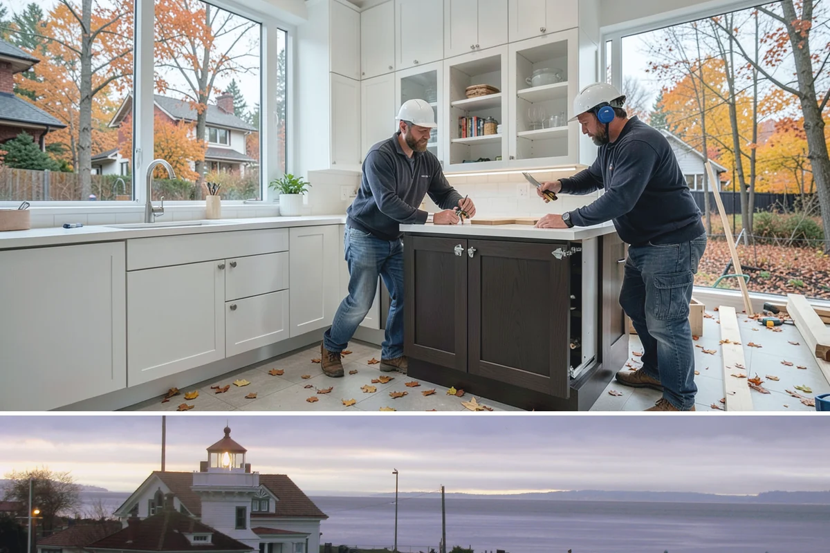 Stair Tread Replacement in Mukilteo, Snohomish County, WA - Tread replacement is interior work that can be completed in any season.