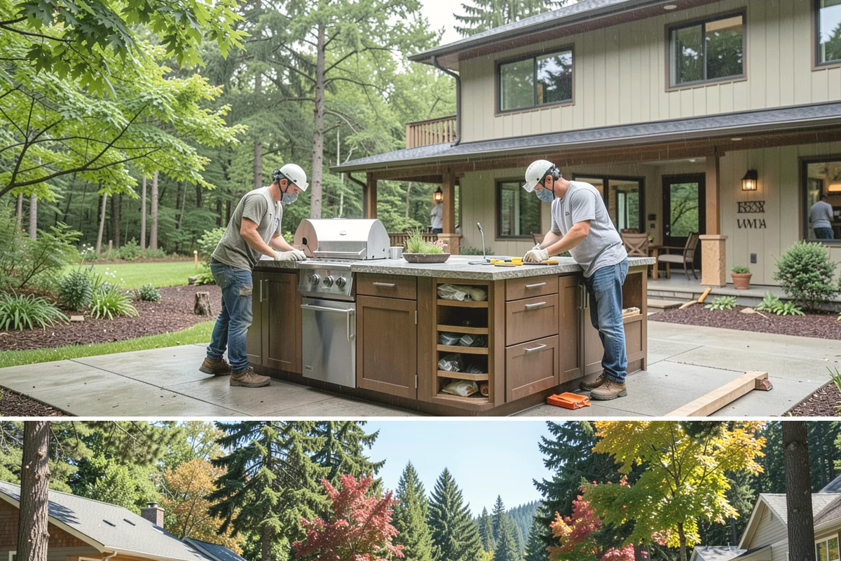 Stair Tread Replacement in Orting, Pierce County, WA - Tread replacement is interior work that can be completed in any season.
