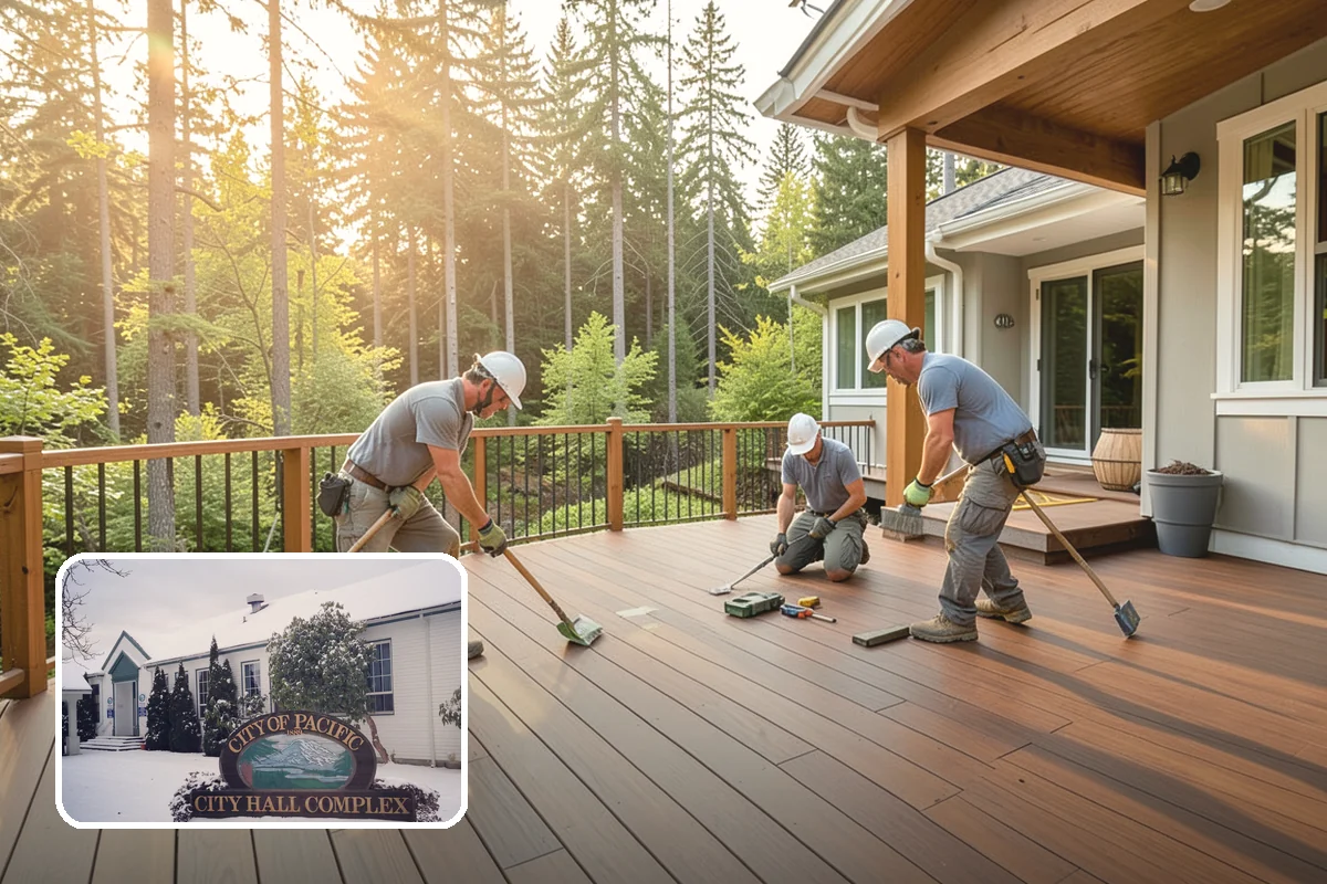 Stair Tread Replacement in Pacific, King County, WA - Eliminates squeaks and movement